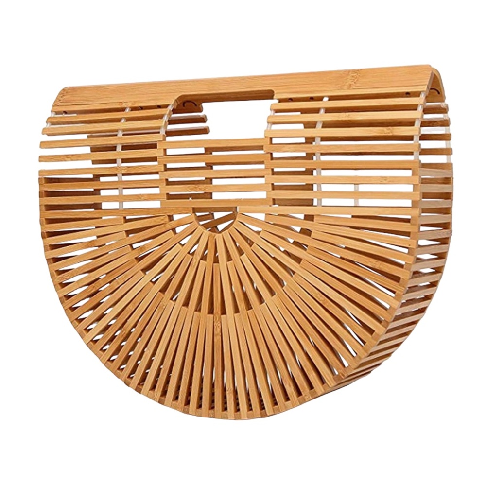 Hello 3AM Natural Bamboo Ark Tote-brand new